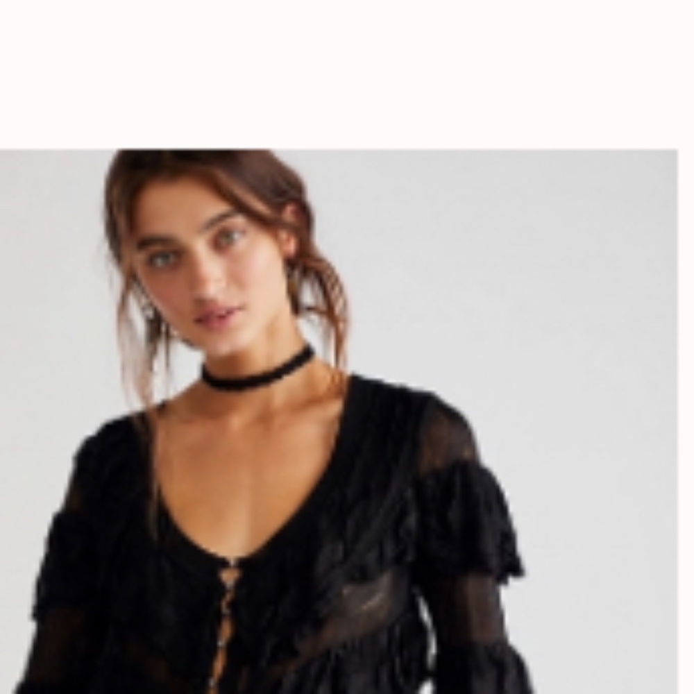 NWT Ruffle Cardi by Free People - Picture 2 of 12